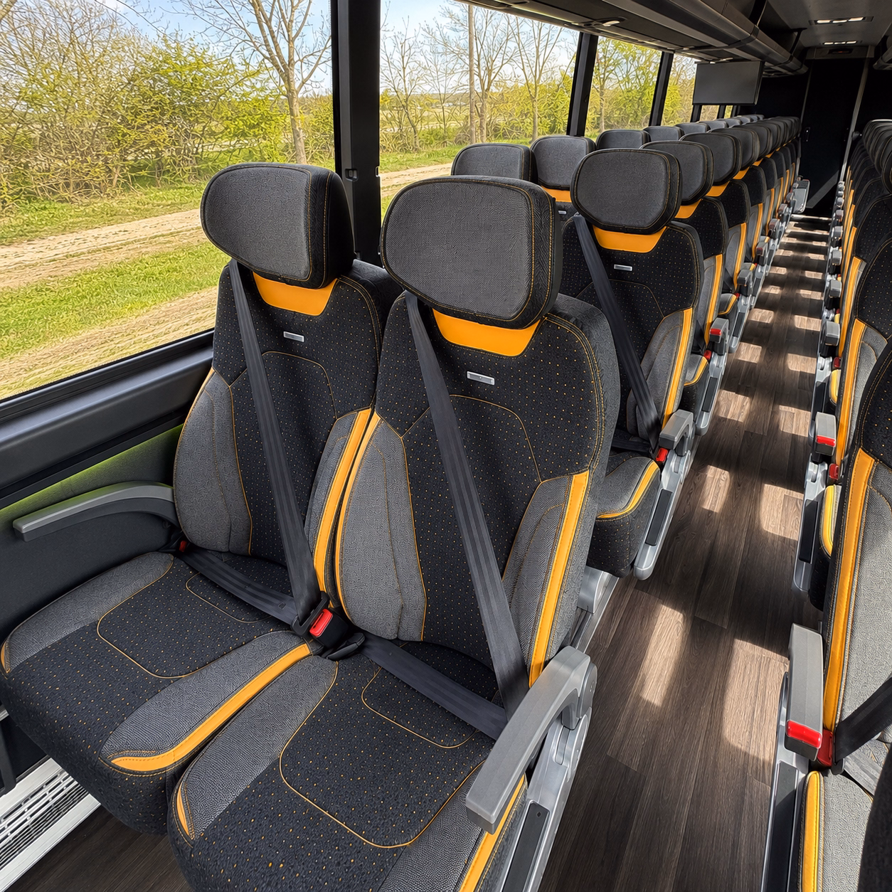 las cruces charter bus services interior